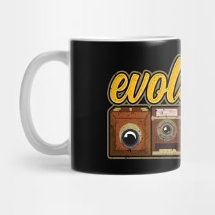 Funny Evolution Of The Camera Photography Mug